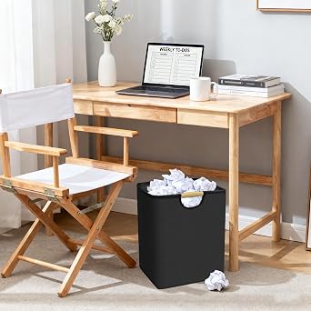 LZDMY Office Waste Paper Bin 36 L Small Waste Bin Office Rubbish Bin