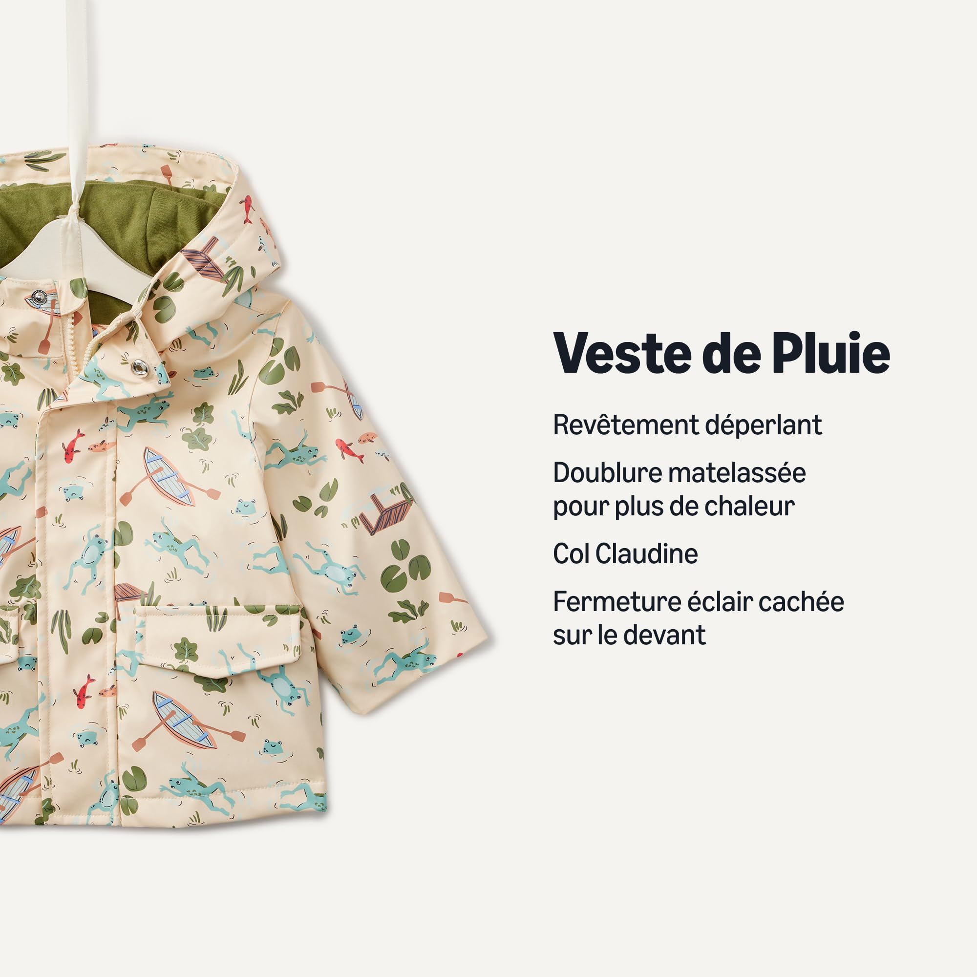 Amazon Essentials Bébé garçon Veste de Pluie Déperlante