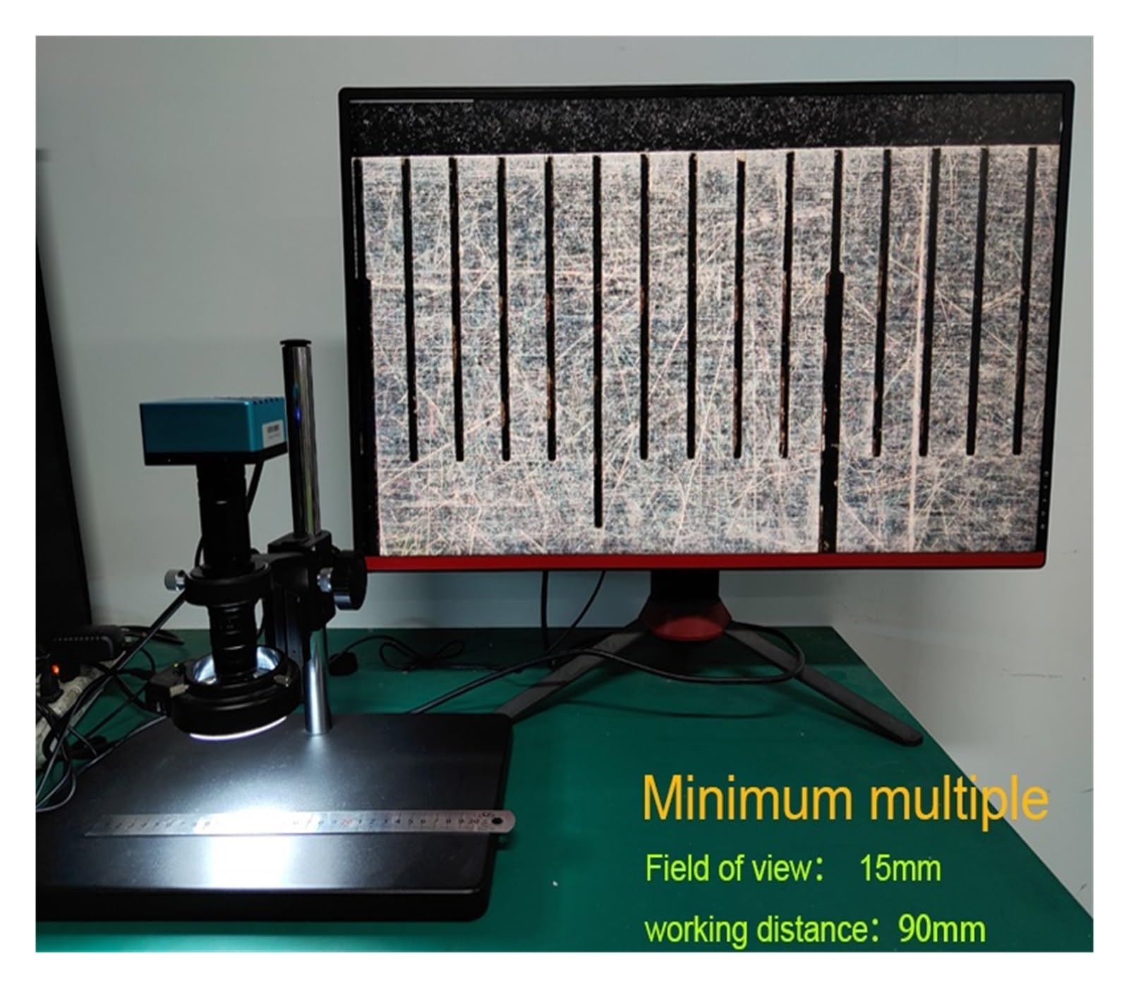 Telecamera per Microscopio, 20X-200X / 0.7-4.5X 0745B Obiettivo for microscopio industriale con zoom C-Mount in vetro manuale