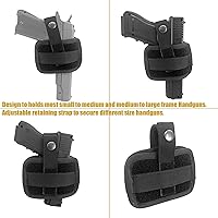 Vista 4 de Funda de pistola de cinturón de transporte oculta plana ambidiestro universal fuera de la funda de pistola de cintura