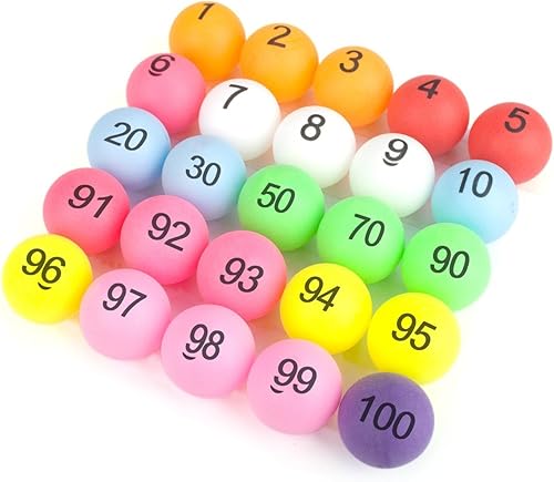 Juego de jaulas para rifas rojas (1-100 bolas)