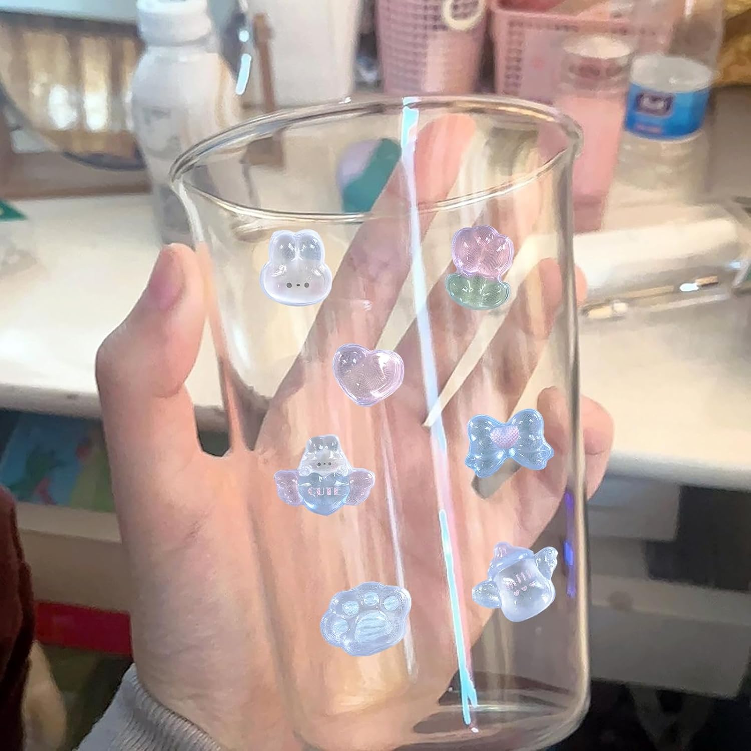 Cartoon 3D Animal Stickers for Scrapbooks, Planners, Journals - Waterproof Vinyl Decals for Laptops, Phone Cases, Water Bottles, Pen Cases - Cute Decorative Stickers (50 Pieces)