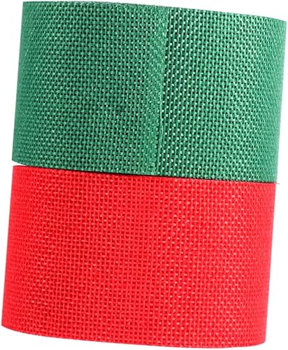 Miniatura 5 de ABOOFAN 3sets 32.8 ft Navidad cinta linenette embalaje embalaje embalaje bricolaje manualidades 5 estilos 2rolls*3