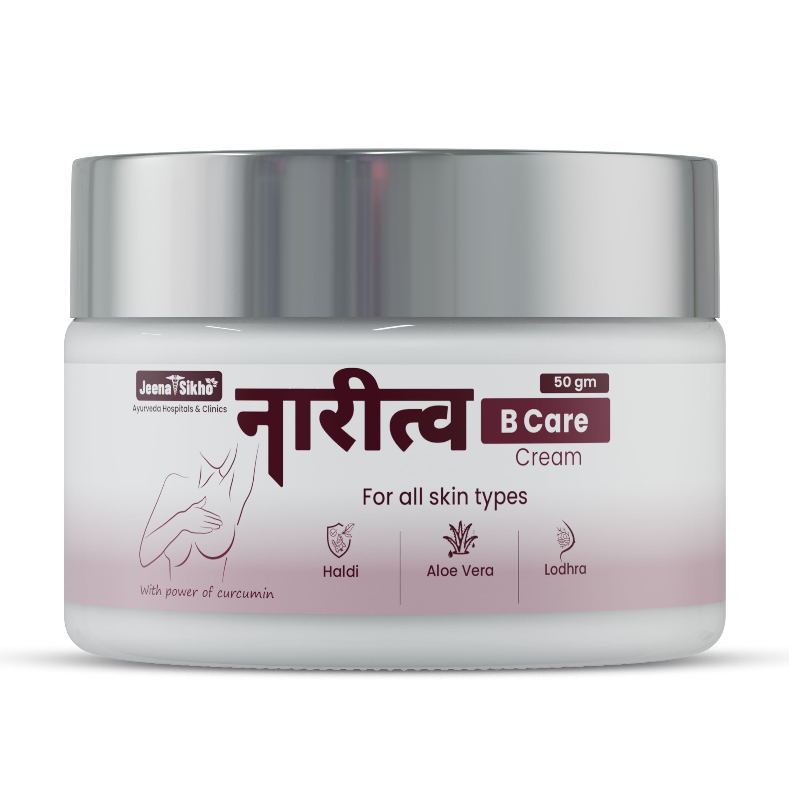 Jeena Sikho Naritva B Care Ayurvedic Bरेst Cream | With Haldi, Ashwagandha & Shatavari | बुBs Women’s Skin Nourishment & Wellness Care, 50 g-image-21