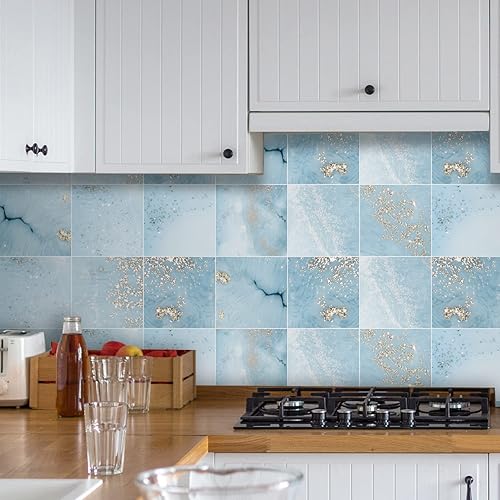 Miniatura 3 de 12 calcomanías mate para azulejos de pared, despegar y pegar, calcomanías de vinilo autoadhesivas para azulejos, adhesivo de PVC antideslizante para