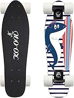 Vista 10 de KO-ON Skateboard Patinetas Completas Skateboards de 22 Pulgadas Mini Cruiser Skateboards para Principiantes, Niños, Chicos y Chicas