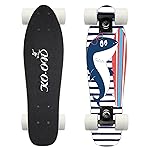 KO-ON Skateboard Complete Skateboards 22 Inch Mini Cruiser Skateboards for Beginners Kids Boys and Girls (Judy Jaws)