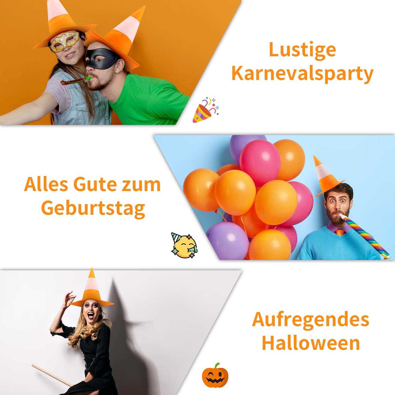 Vaguelly 2 Stück Lustige Pilz Hüte - Rote Party Kopfbedeckung Für Kostümpartys