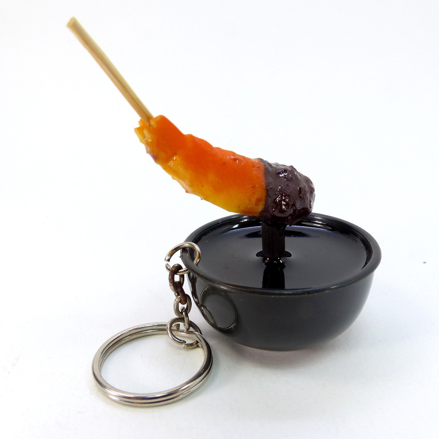 Amazon.co.jp: 食品サンプル キーホルダー 串揚げ エビフライ GS