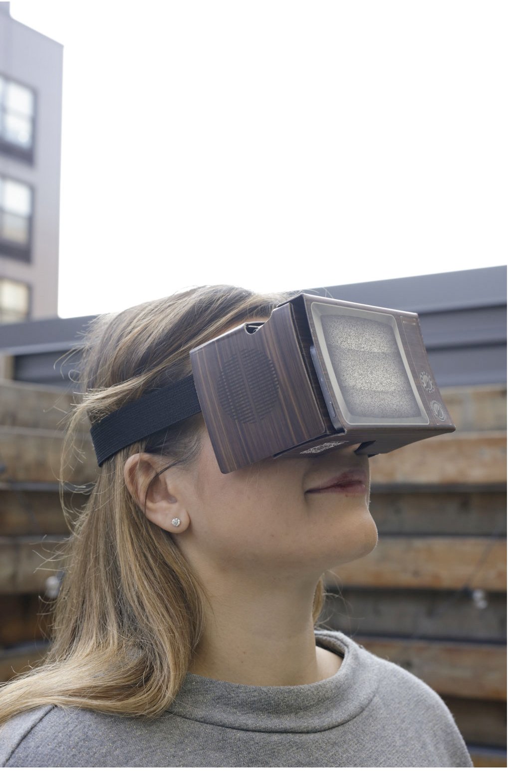 Kikkerland GG98 Lunette de Réalité Virtuelle Brun