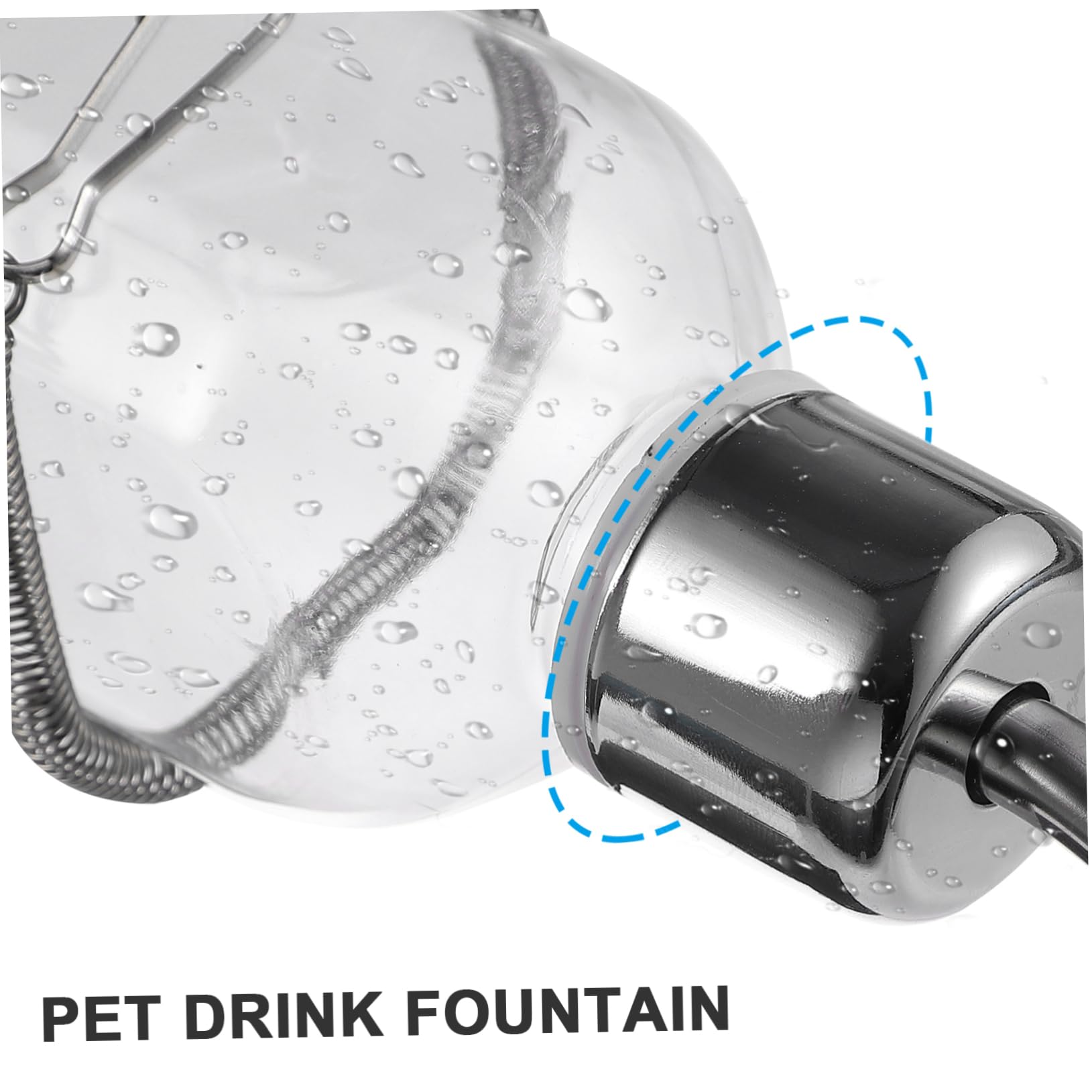 BESPORTBLE 6 Pièces Biberon Lapin Nain Distributeur Eau Suspendu pour Petits Animaux Étanche sans Fuite Pratique pour Rongeurs et