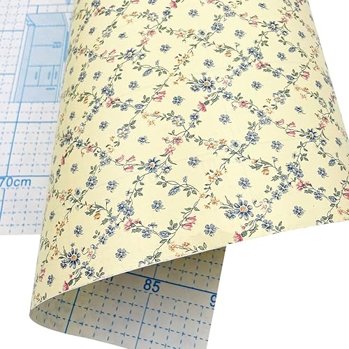 Miniatura 8 de Yifely Sunmer Blooms - Revestimiento de papel decorativo para cajones y estantes, autoadhesivo, decoración de armario de almacenamiento de 17.7