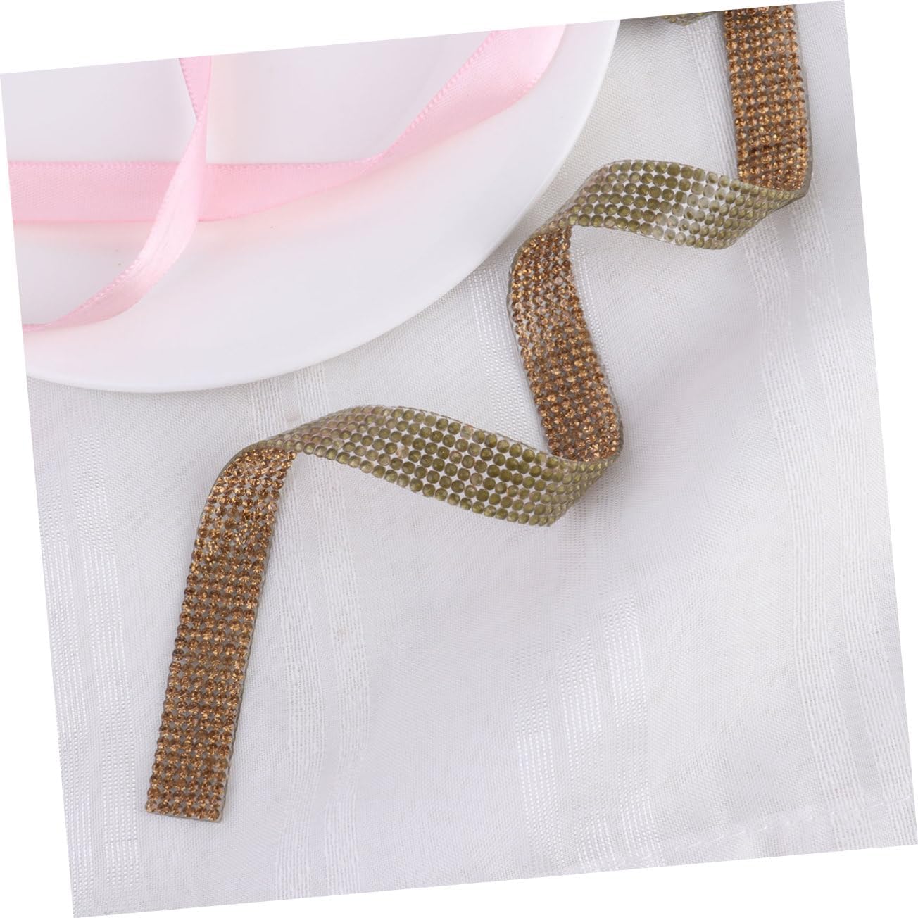 Glass Hot Fix Rhinestone Strip for Wedding Party Decor