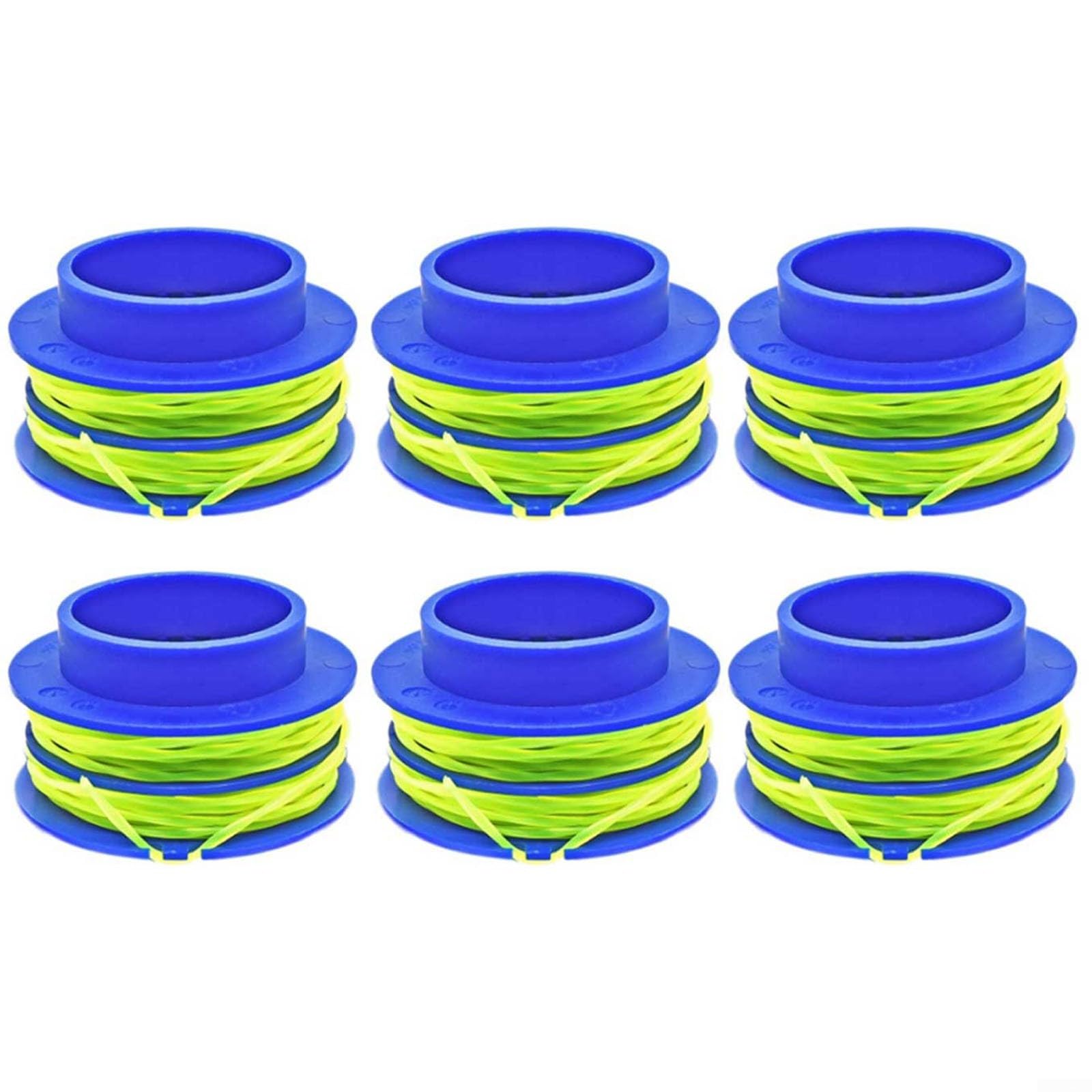 Zapasowa szpula żyłki do podkaszarki, 20-stopowa zapasowa żyłka do podkaszarek do modeli 1124B-03 i 2024A-03 Opakowanie 2/4/6 szt.(6pcs)
