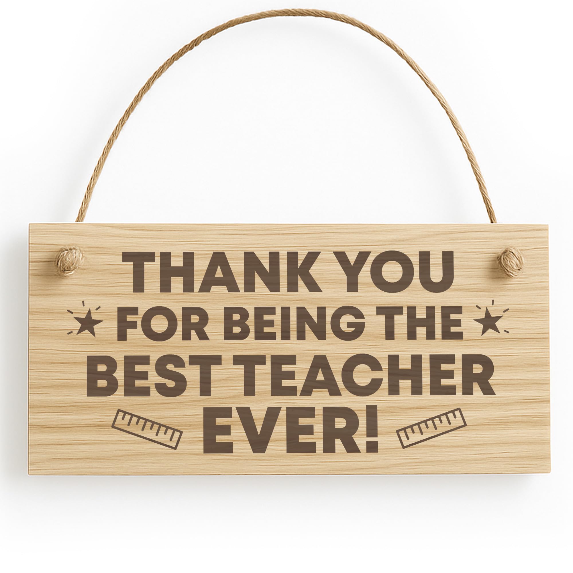 Red Ocean Teacher Thank You Gifts For Women Men Wooden Plaque Gift End of Term Leaving School Nursery Gifts
