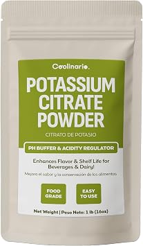Coolinario Potassium Citrate Powder 1 LB Food Grade
