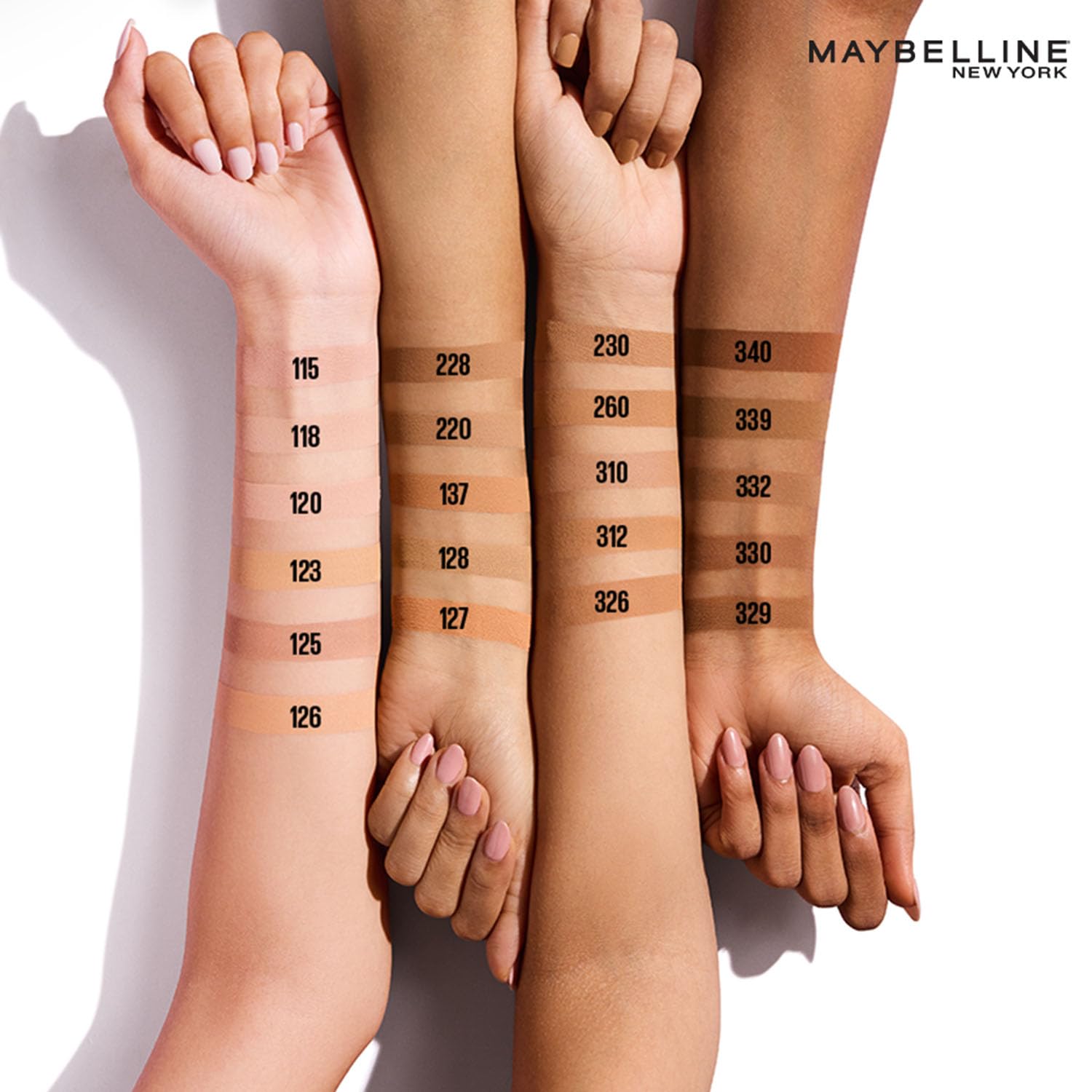 71DGLUPFOJL._SL1500_ Maybelline New York Fit Me Matte + Poreless Liquid Foundation, 115 Ivory