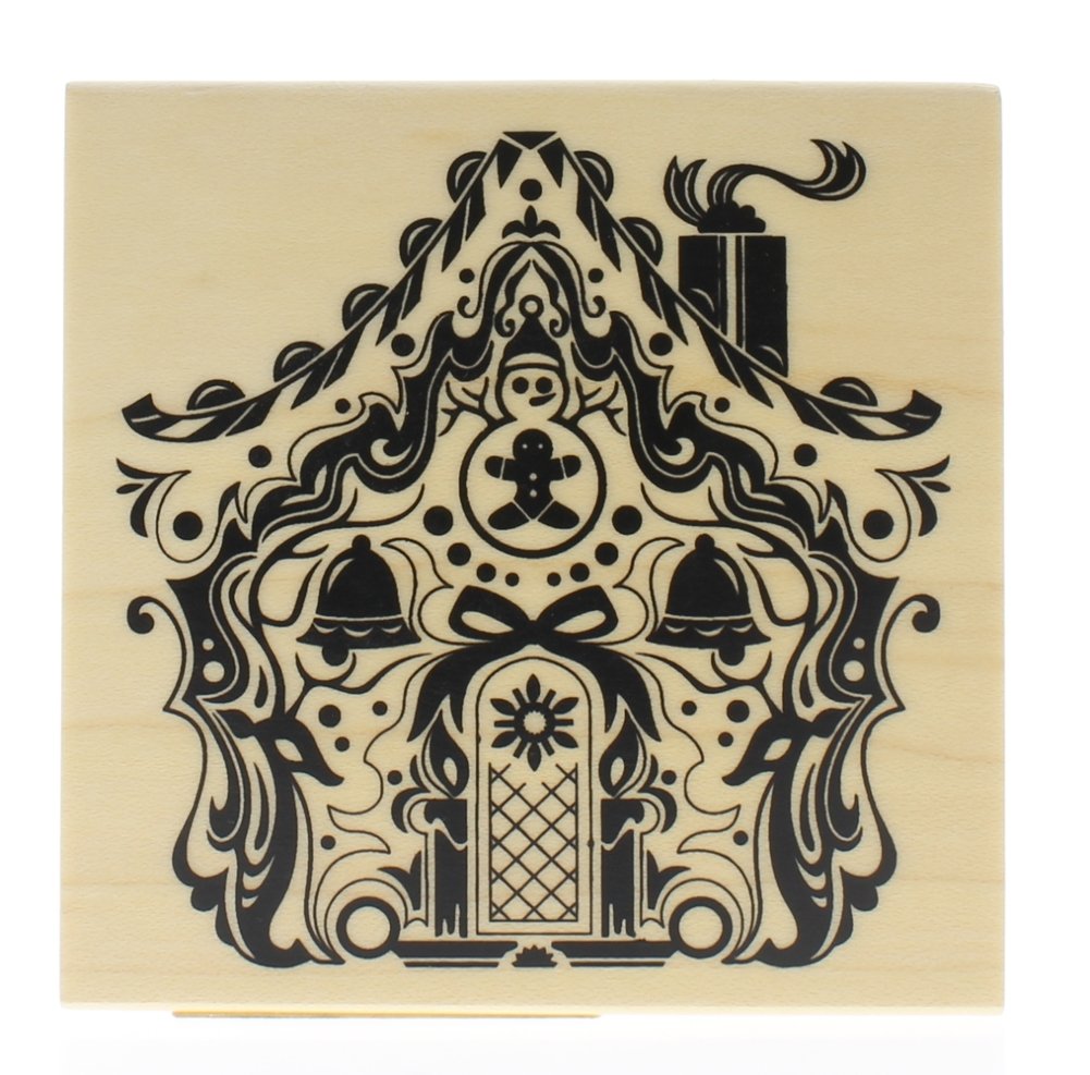 Inkadinkado Mindscape Holiday House Wood Stamp