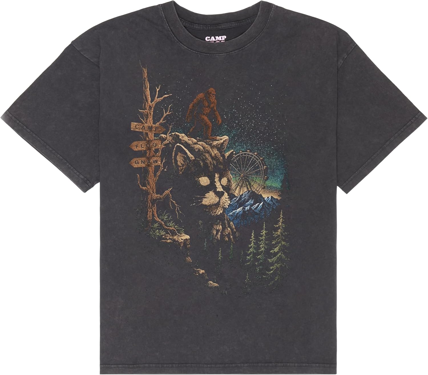 Unisex Adult Camp Flog Gnaw Official Mount Killcat Lineup T-Shirt