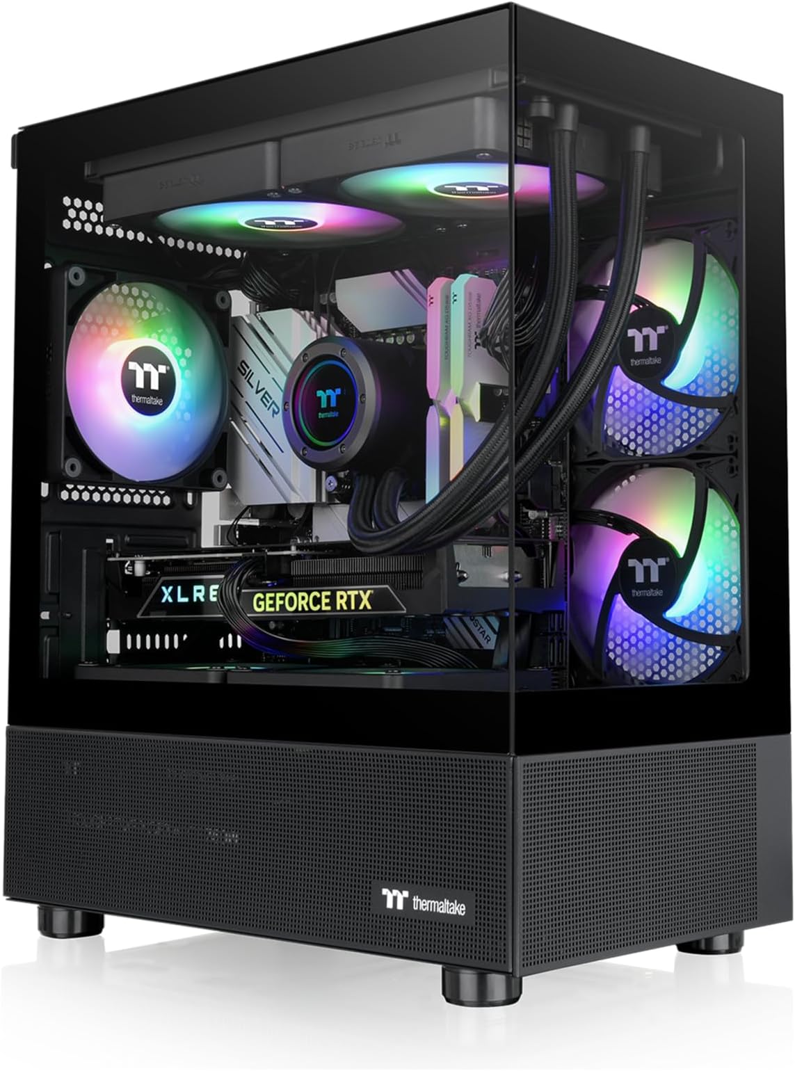 Amazon.com: RUIX OV502 M-ATX Mini-Tower PC Case, Pre-Installed 3 x