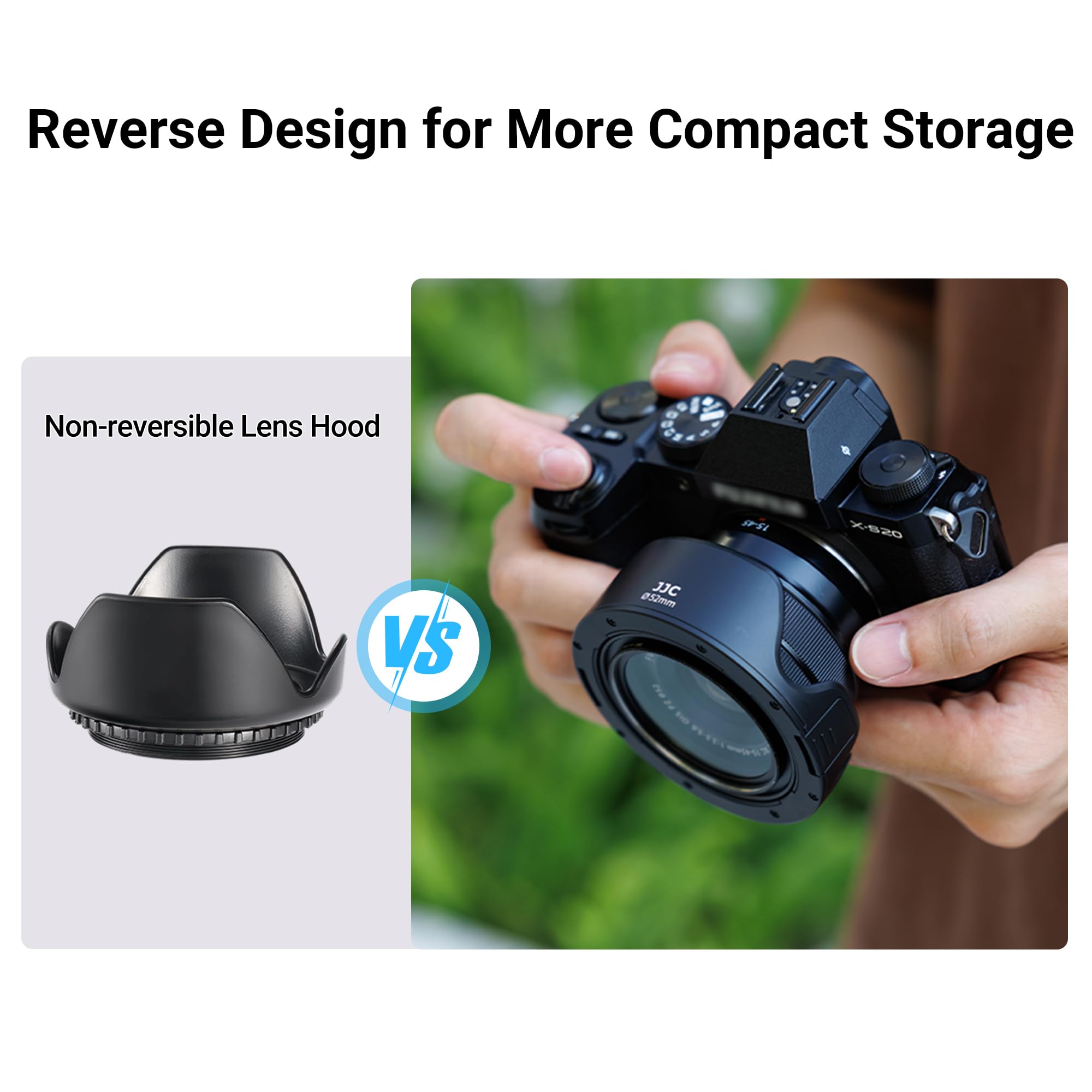 Amazon.com : JJC 55mm Tulip Flower Lens Hood for Nikon D3400 D3500