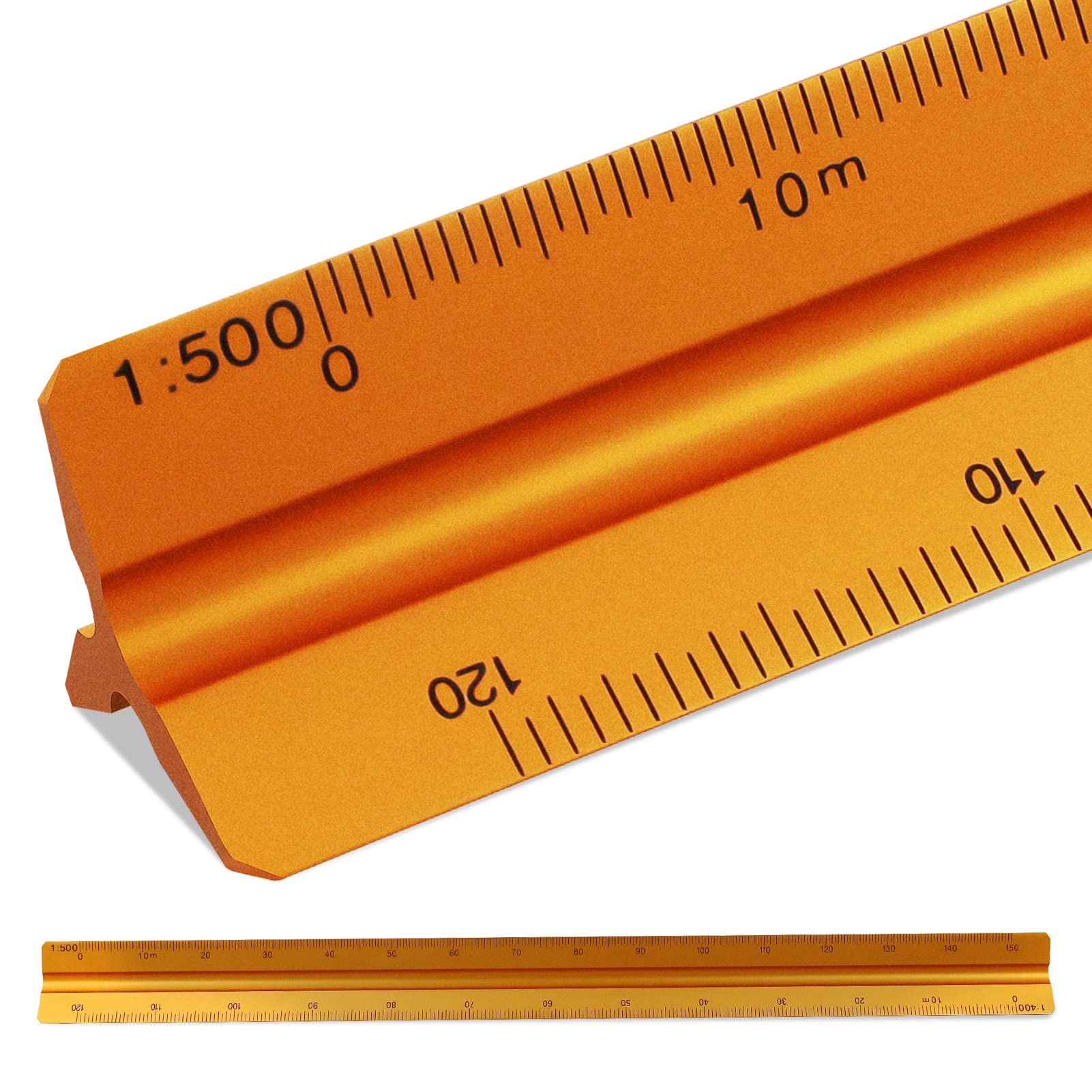 Darcy Righello Righello Scale 1:100 1:500 Righello Triangolare Alluminio 30cm - 6 ...