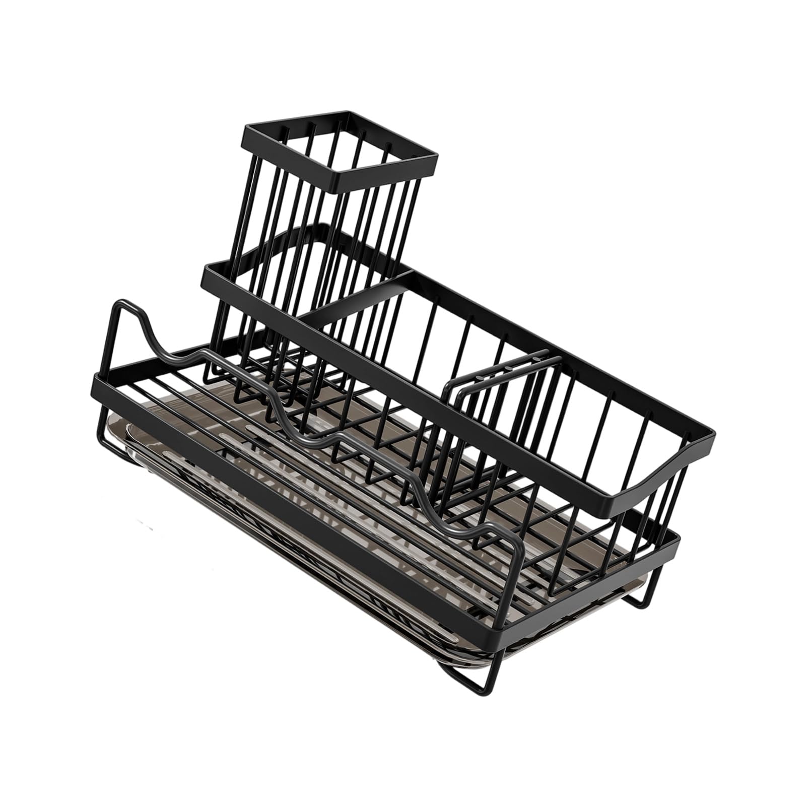 APGLSXY Strong Iron Spongiform Rack Flexible Countertop Planner for Kitchen Storage Multifunctional Kitchen Spongiform Holder