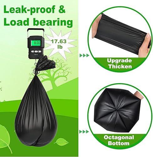 Miniatura 4 de 108 bolsas de inodoro portátiles, bolsas de inodoro biodegradables de 8 galones para ir al baño portátil, bolsas de basura compostables gruesas para