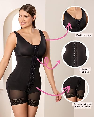 Vista 4 de SHAPE CONCEPT 080 041 Fajas Colombianas Prenda de compresión poscirugía de compresión con ganchos y sujetador