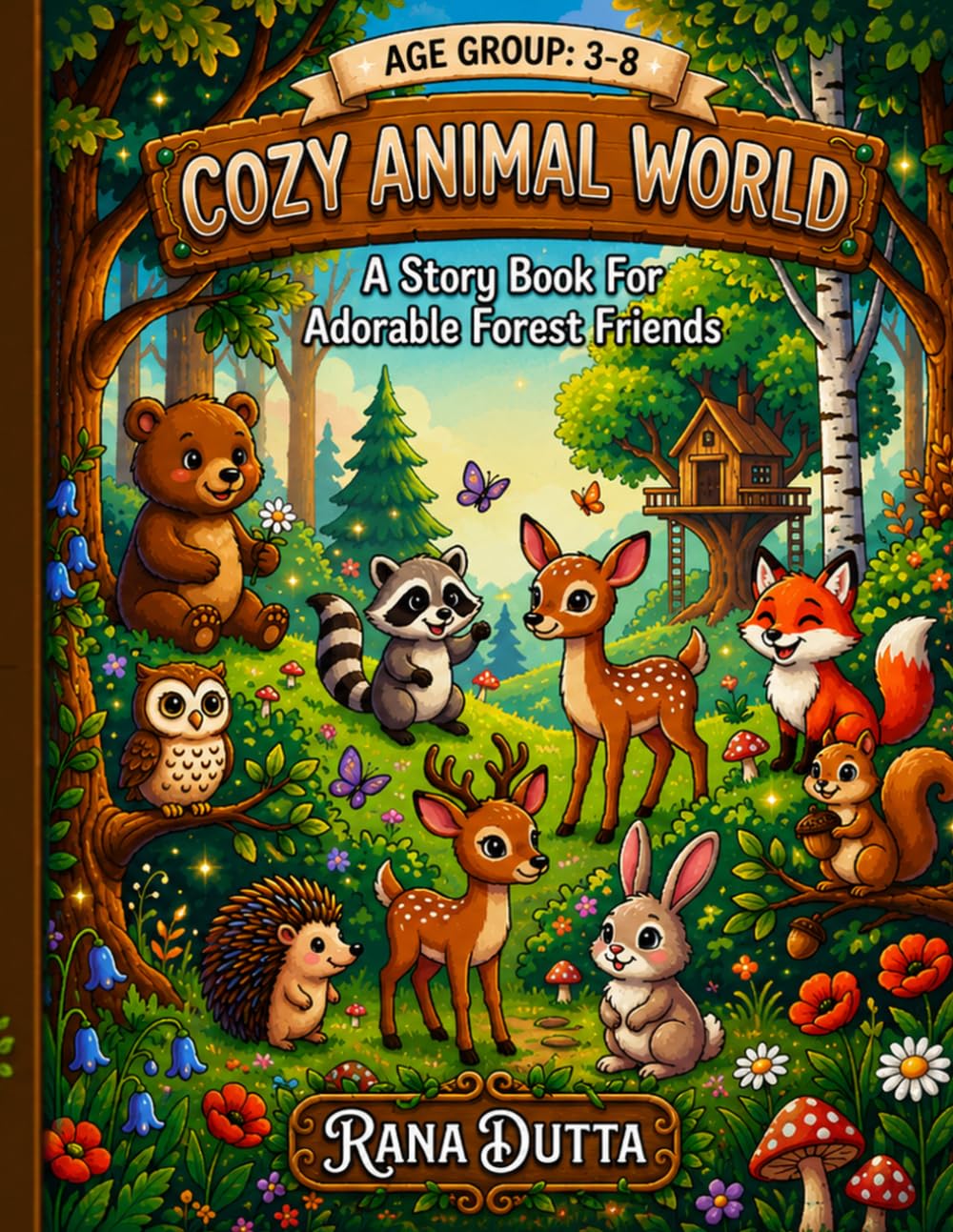 Cozy Animal World: A Story Book For Adorable Forest Friends