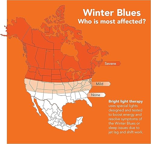 Miniatura 5 de Theralite Aura Bright 10000 Lux Therapy Lamp, Sun Lamp for Light Box Therapy to Fight Low Energy with Adjustable Brightness 4 Light Settings for