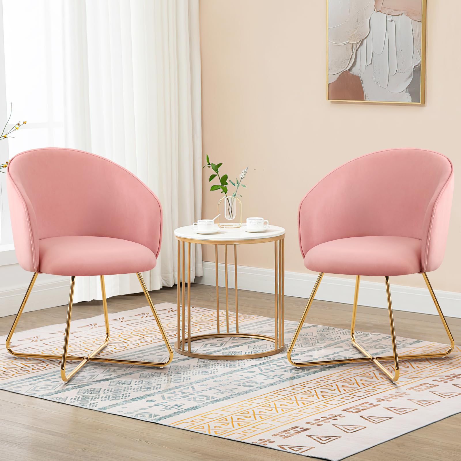 Schminktisch Hocker Samt Grün - Moderner Sitzhocker Mit Goldbeinen Und Ablagefach