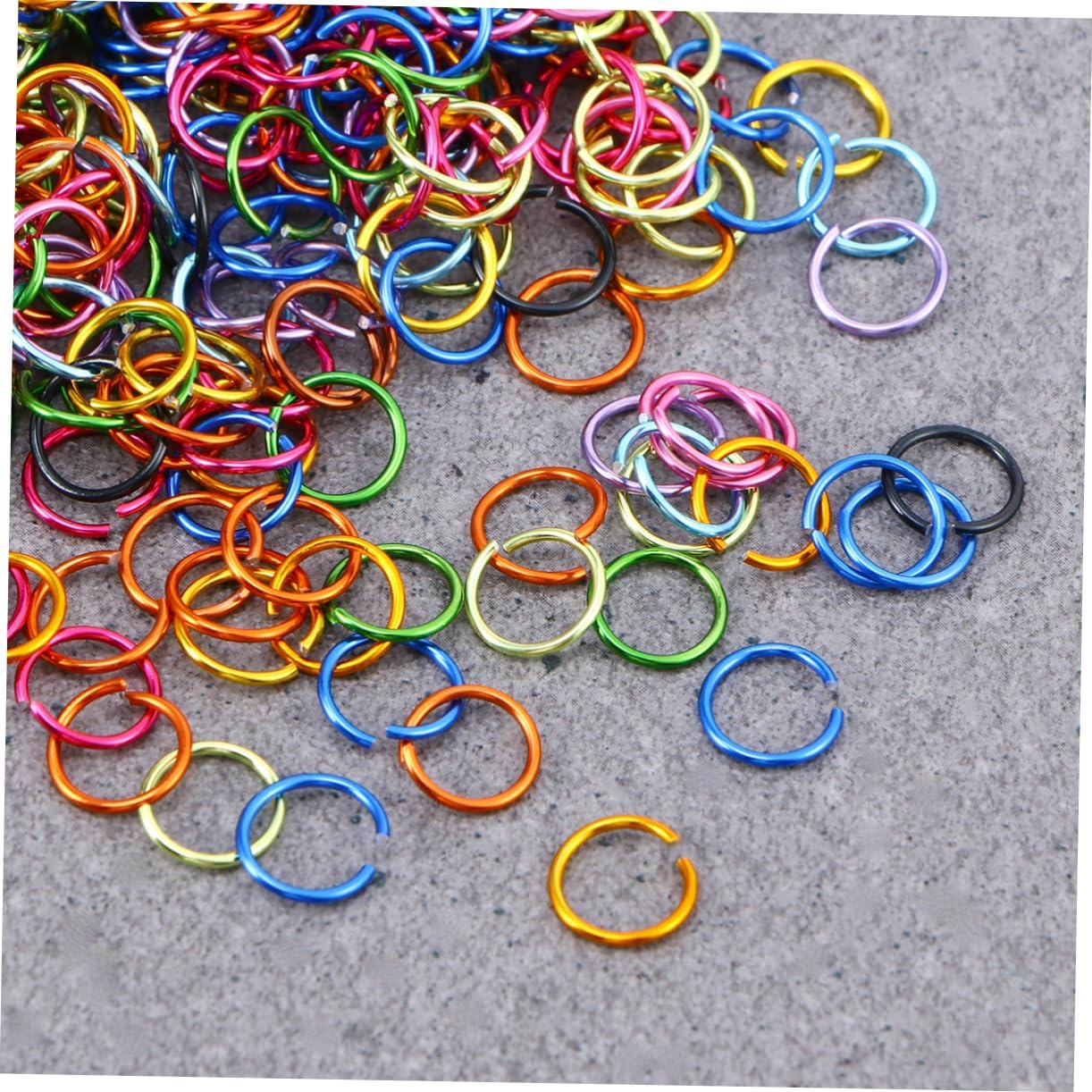 3200pcs DIY Aluminum Jewelry Charms Jump Rings Jewelry Making Accessories Open Ring Connectors