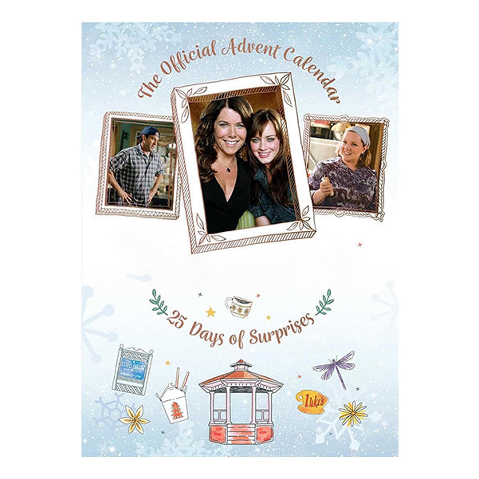 Advent Calendar 2024, Merchandise Christmas Countdown Calendar, Gilmore TV Show Christmas Advent Calendar, 25 Days Classic Comedy Gilmore Countdown Calendar, for Fans