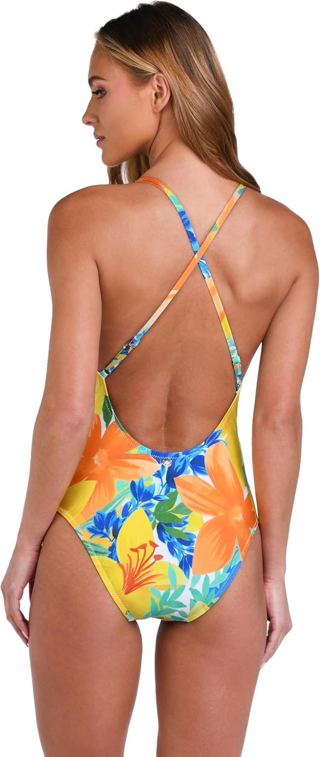 Sunshine 79 Womens Plunge Mio One Piece Swimsuit - Image 2