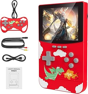 Retro Handheld Game Console with 500 Classical FC Games, 3.0In Screen Video Game Console 1000mAh Handheld Video Game Support for Connecting TV Gift Christmas Birthday Presents for Kids Adults