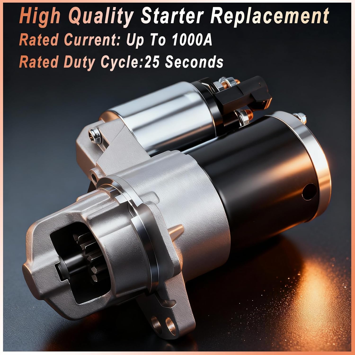 17986 Starter Motor for Chevy Malibu 08-12,Impala 12-20,Traverse 09-17,Equinox 08-17,Colorado 12-16,for Cadillac SRX 12-16,for GMC Acadia 07-16,for Pontiac for Suzuki for Buick 3.0 3.6L