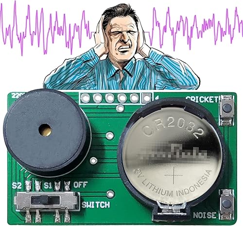 Cosas de broma mini máquina de ruido de lectura de PCB y llamadas de Lnsects tamaño pequeño y larga duración de la batería inician una broma en