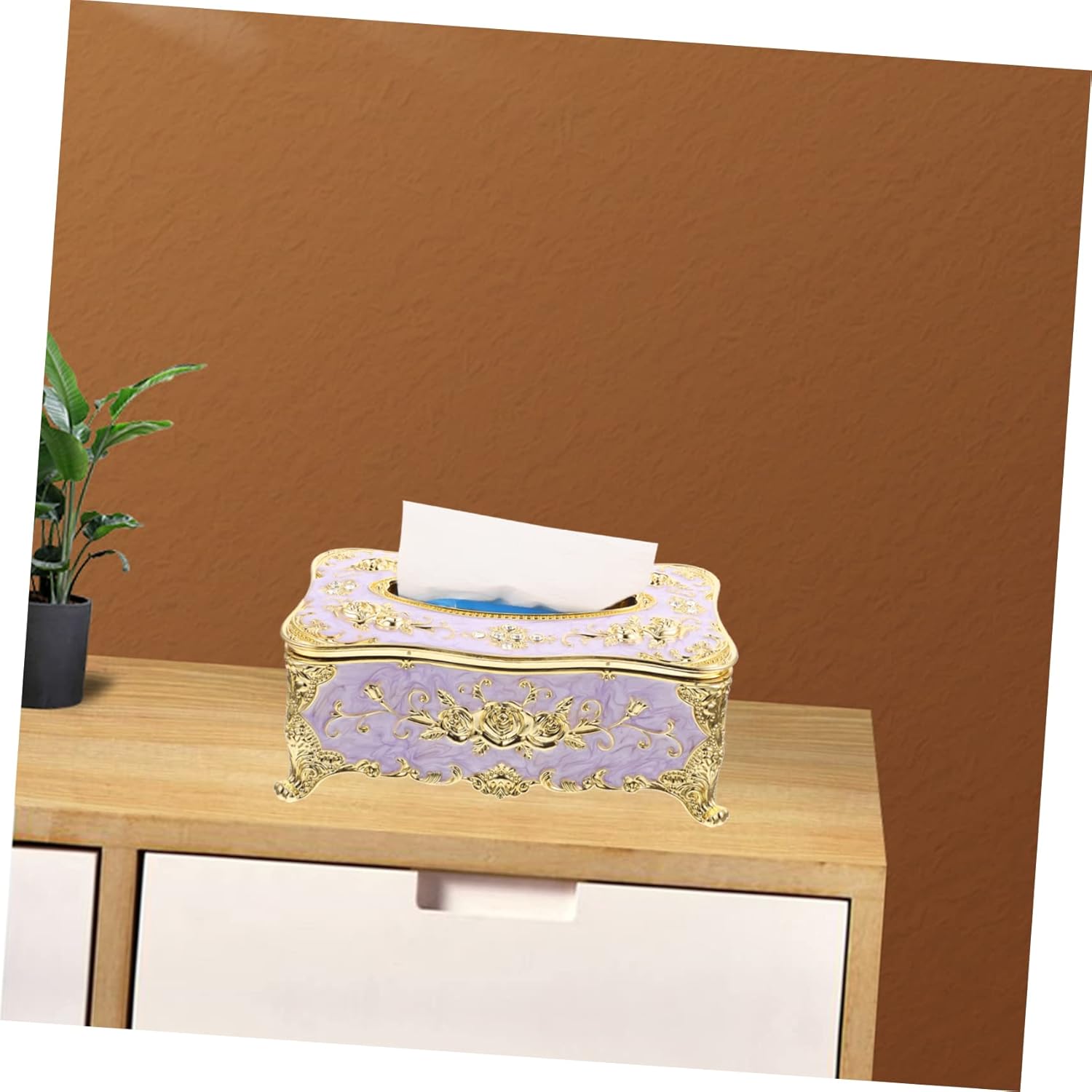 VOSAREA Car Paper Box Tissue Box Cover Napkin Storage Case Plastic Tissue Holder