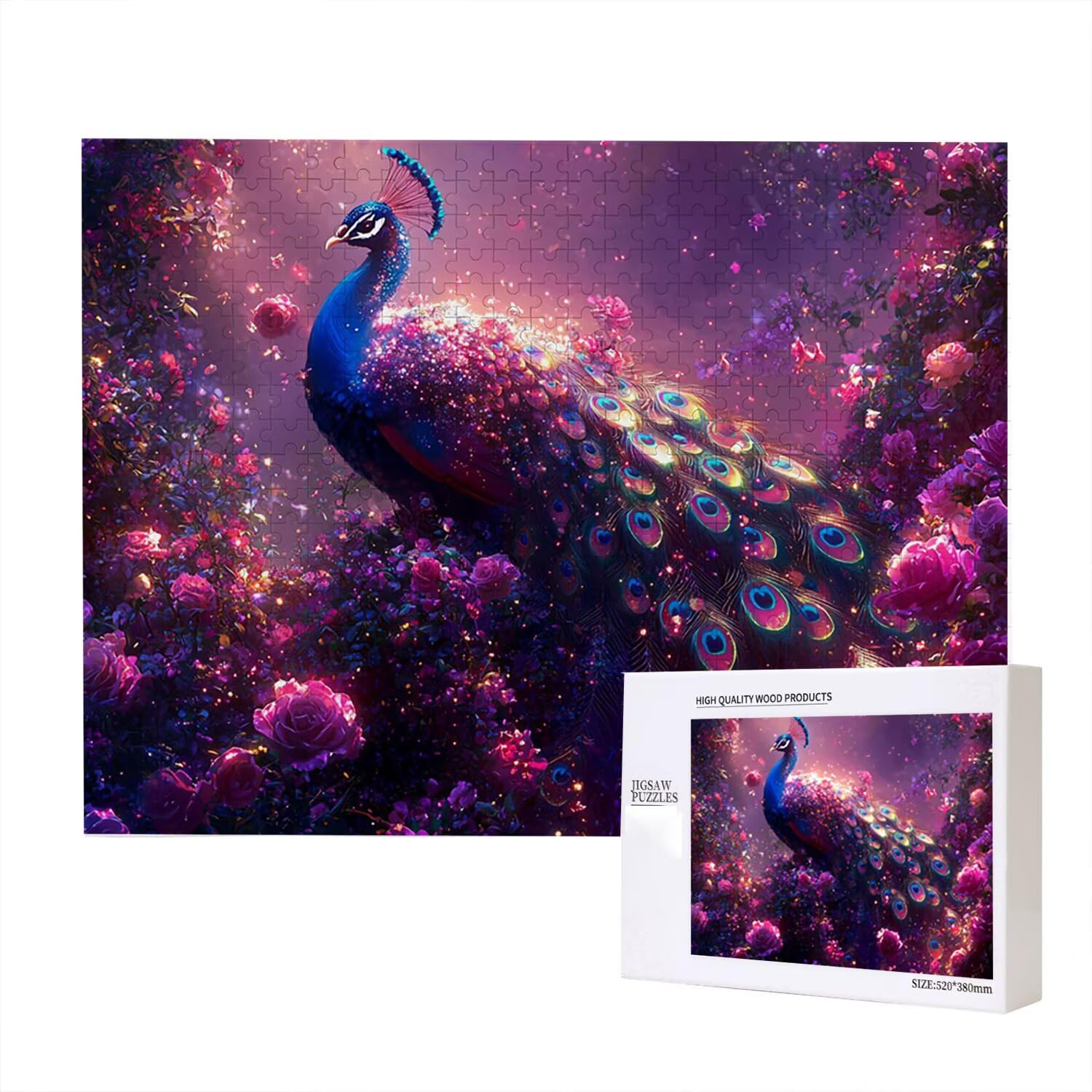Jigsaw Puzzle, 6000 Pezzi Puzzle Classici, Colorato Puzzle Rilassamento Intelligence, Mpossibile Difficile Puzzle Impegnativo per Adulti Puzzle Gioco Familiare, Regalo per Amore Amico Paone fr0-1106