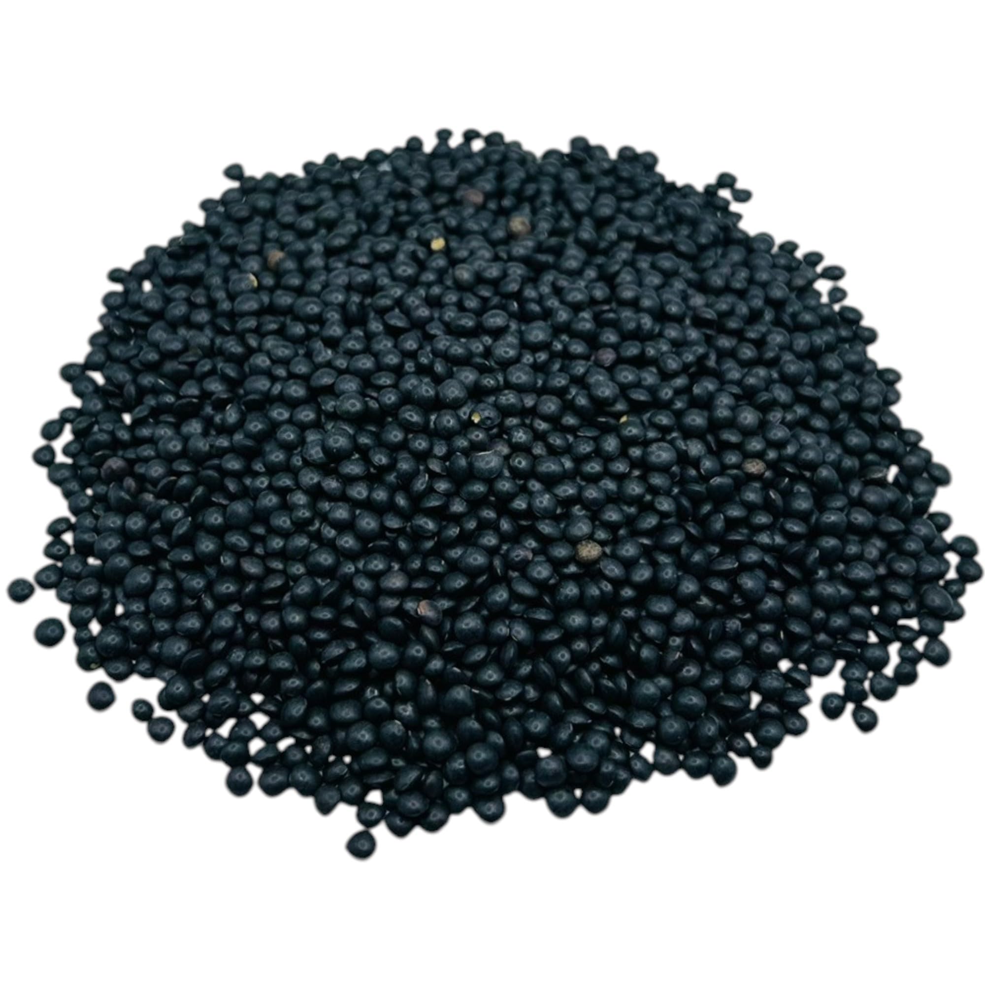 Lentejas Beluga Negras Premium 25g - 1.95Kg 100% Naturales Lens culinaris (1950 gramos)