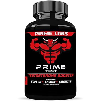 Prime Labs - Men's Testosterone Booster - Stamina, Endurance, & Strength Booster - 60 Caplets