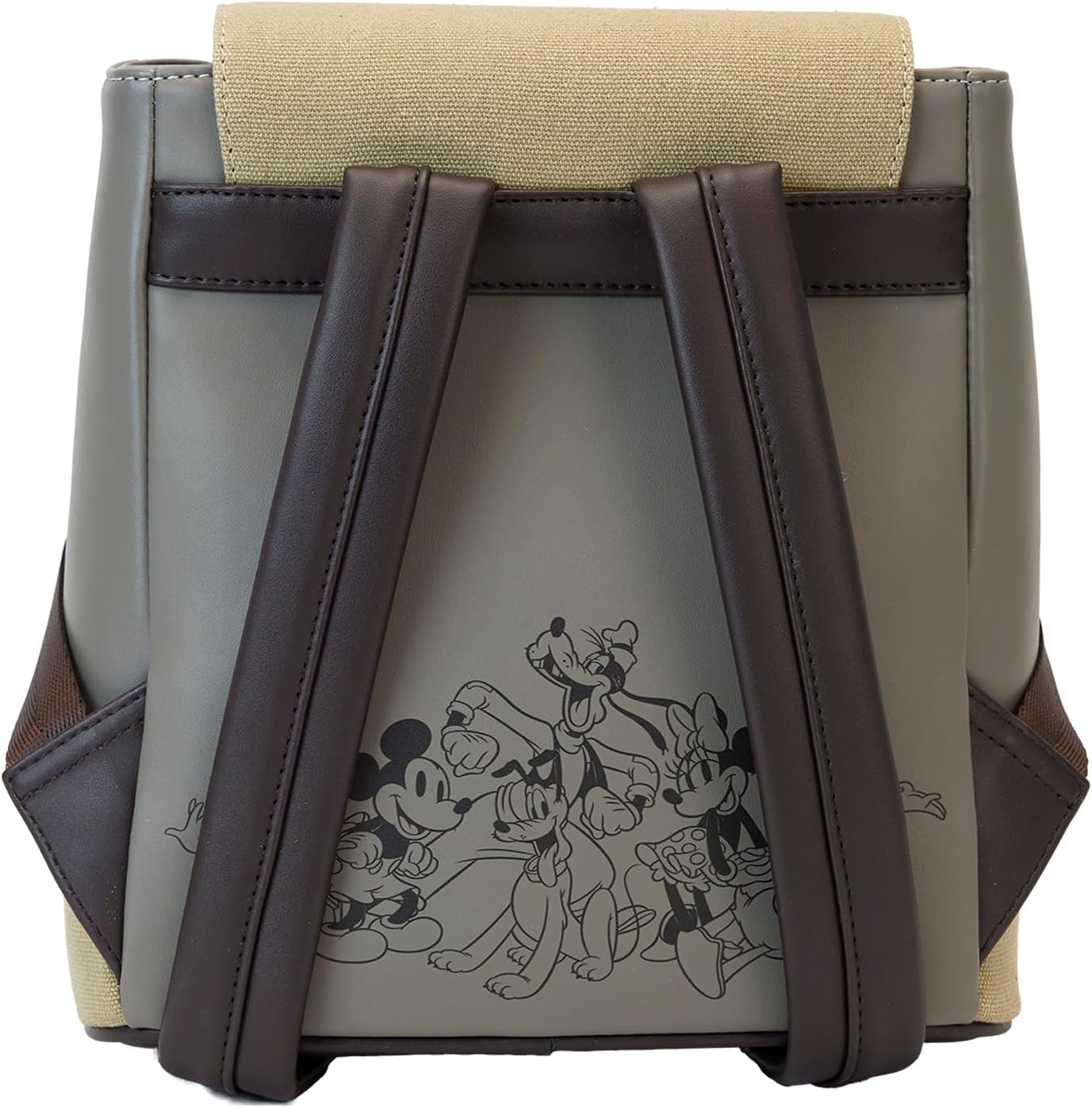 Loungefly Disney Mickey and Friends Canvas Mini Backpack - Image 5