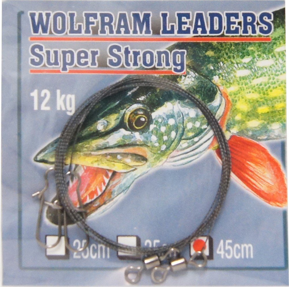 Pilkmaxx Wolfram Vorfach Tragkraft 5Kg Länge: 30cm 2Stk. - Fishing Pirate