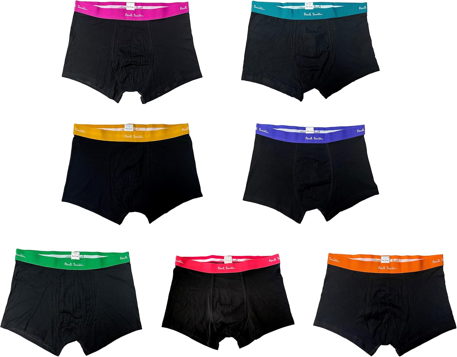 格安‼️ホルミーメンズボクサー 2分丈 ブラック LとLLの2枚セット 楽天