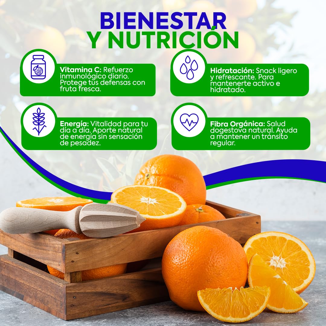 Naranjas de Valéncia directas del árbol recién recolectadas - del árbol a tu mesa sin tratamientos post cosecha - cajas de 5, 9, 15 y 19kg - fruta natural valenciana - naranja de mesa (9KG)