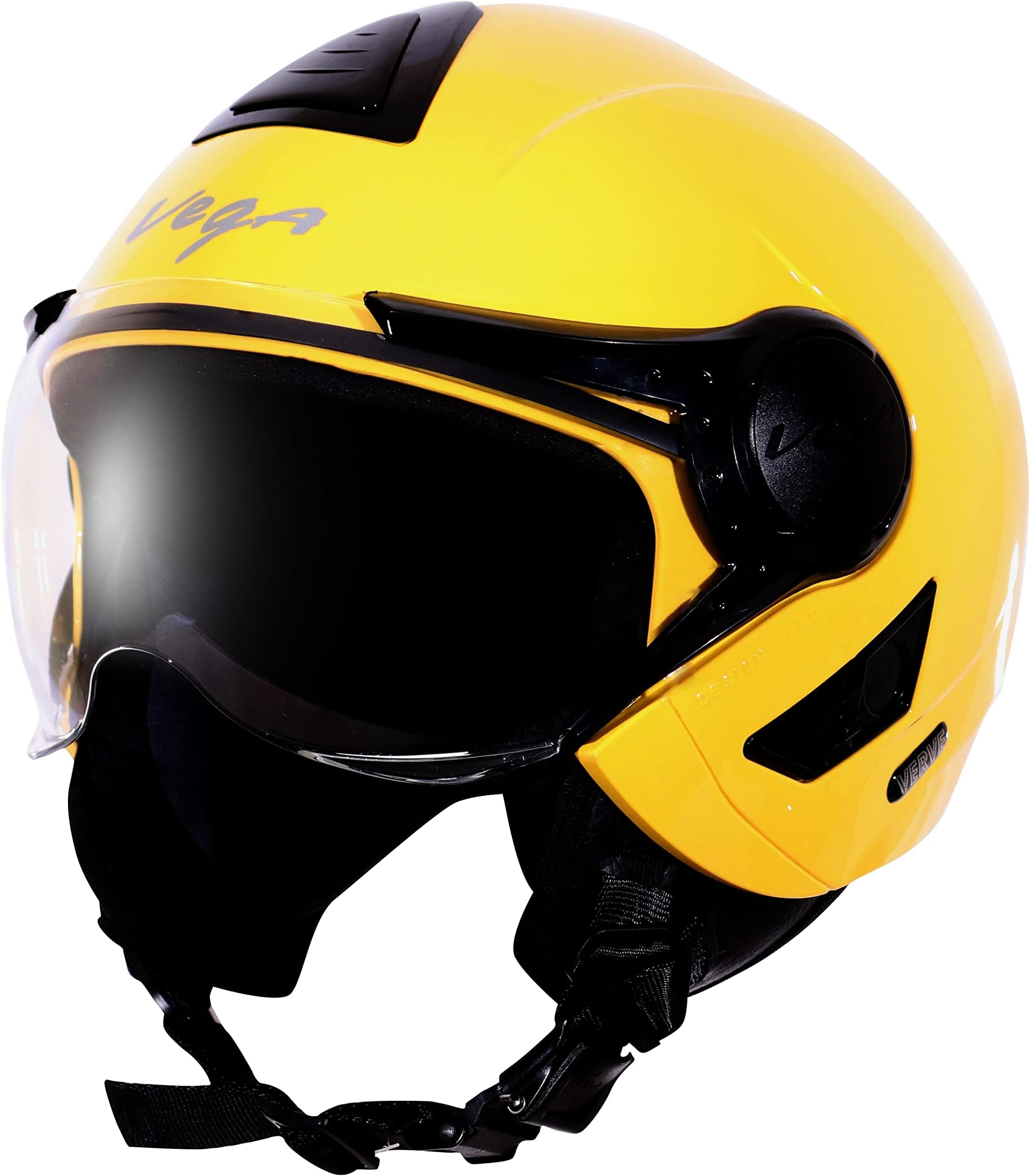 Vega Verve Yellow Helmet-S