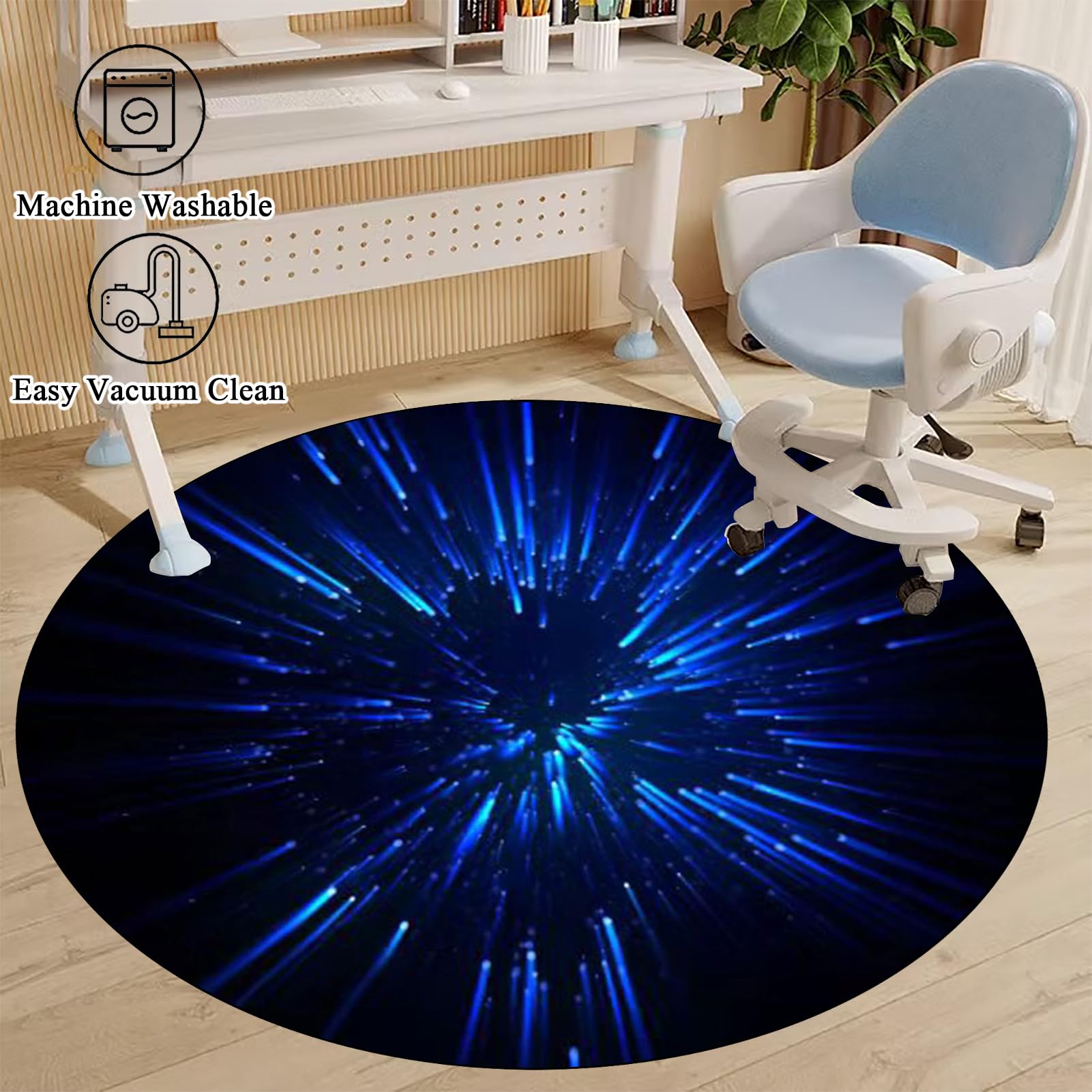 Tapete de escritorio para suelos de madera dura, tapete resistente para silla de oficina para suelos de pelo bajo, tapete grueso para silla de juegos, tapete protector de alfombra para parquet
