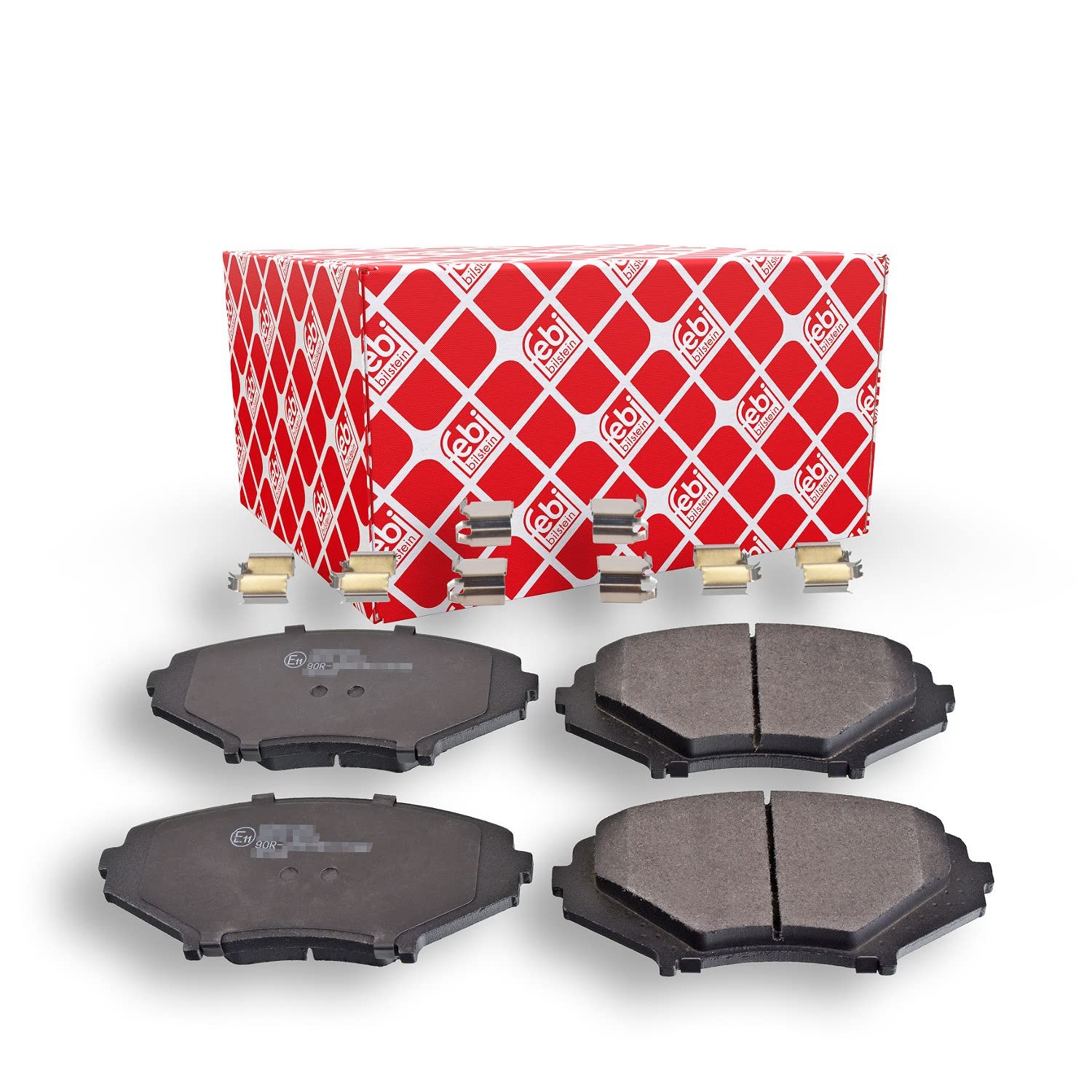 Febi Bilstein 116404 - Kit Pastiglie Freno Con Materiale Di Montaggio, 1 Pezzo-image