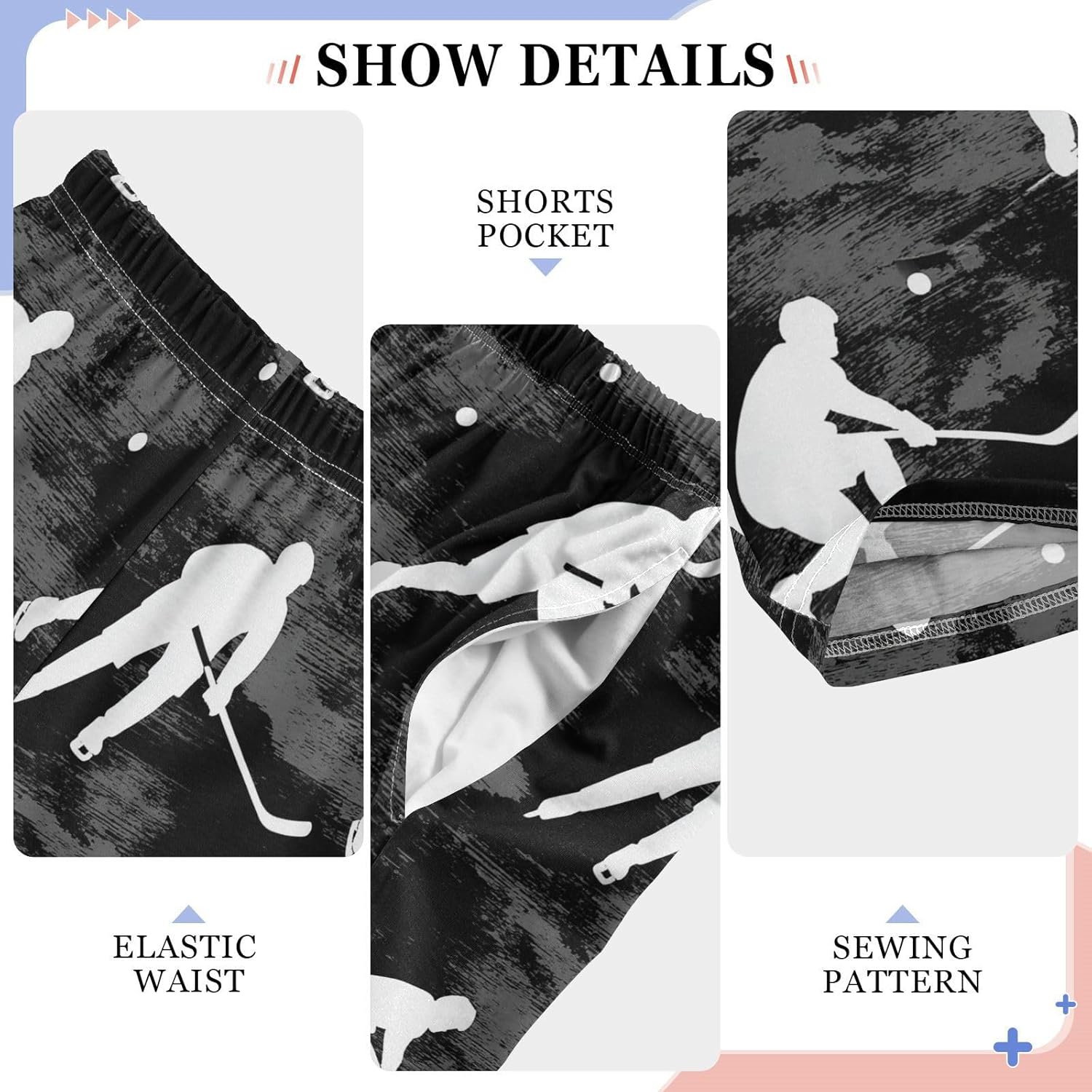 Pfrewn Pajama Pants Long Sleep Lounge Pants Soft Pajama Bottoms with Pockets S-XL - Image 4